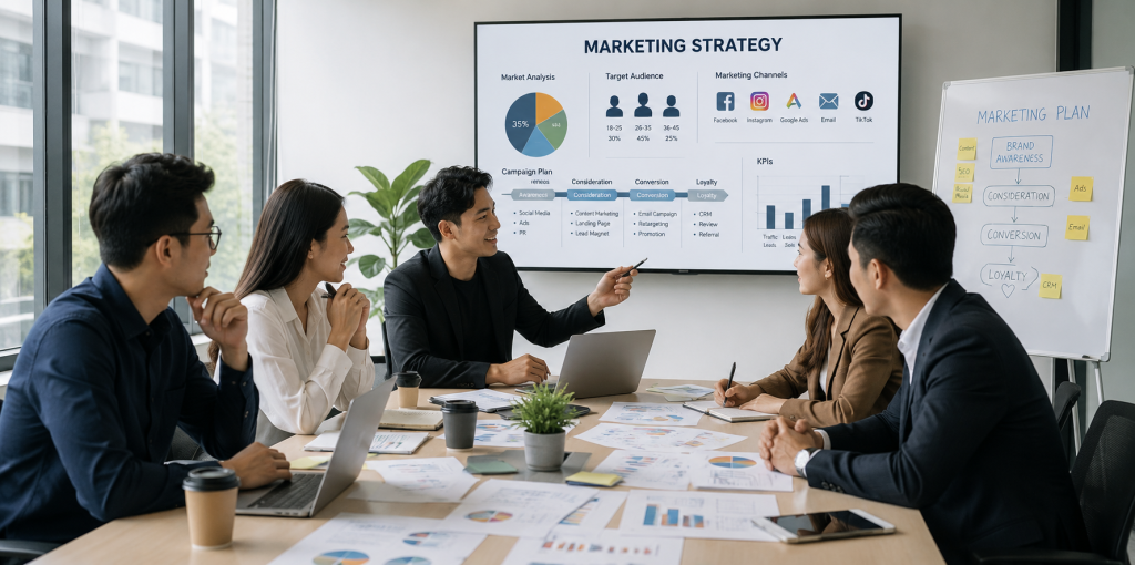 Dịch vụ marketing tổng thể ở Bắc Ninh của Brix Global