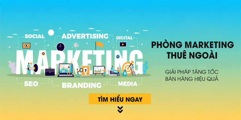 Phòng marketing thuê ngoài giải pháp tăng tốc hiệu quả
