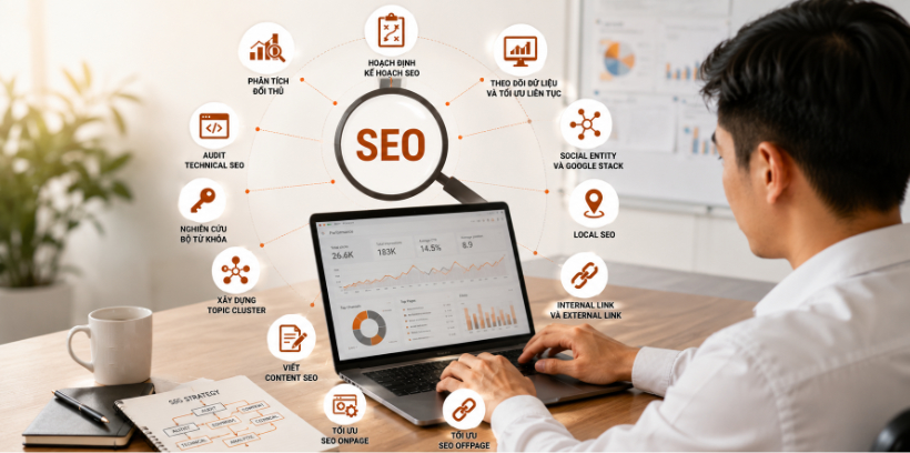 Dịch vụ SEO tổng thể ở Bắc Ninh bao gồm những hạng mục nào? 
