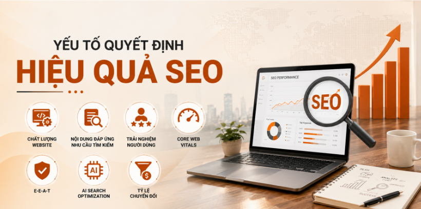 Những yếu tố quyết định hiệu quả của một chiến dịch SEO
