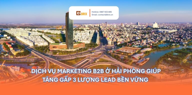 Dịch vụ Marketing B2B ở Hải Phòng giúp tăng gấp 3 lượng lead bền vững