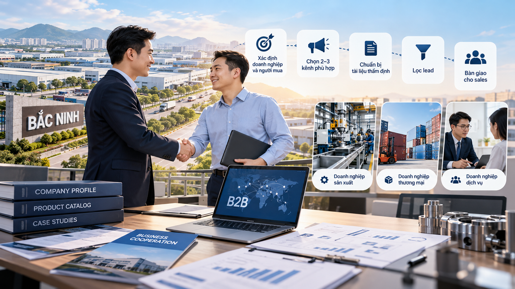Cách tìm khách hàng B2B cho doanh nghiệp tại Bắc Ninh