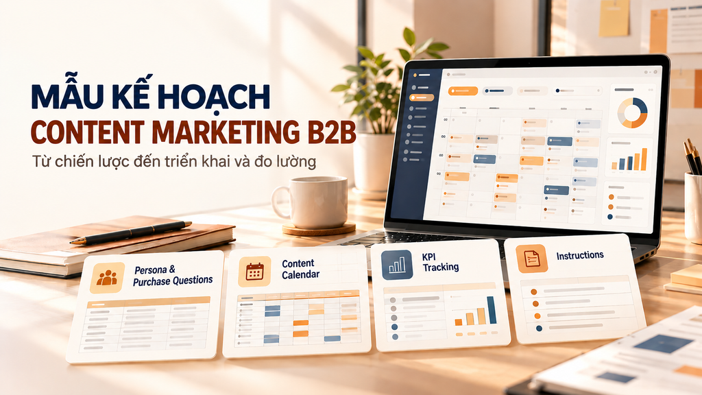Mẫu kế hoạch content marketing B2B gồm những gì?